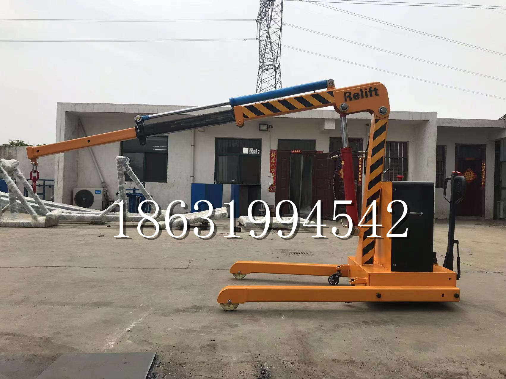 竞秀区久征定做3吨三轮随车吊 农用园林绿化移树吊 平板工程用小吊机